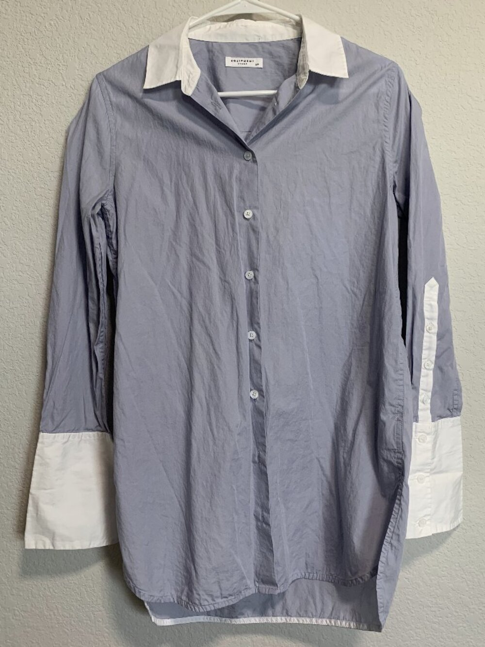 Equipment Blue Button Up